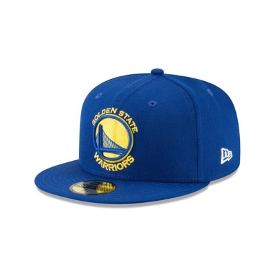 Blue Golden State Warriors Hat - New Era NBA Wool Standard 59FIFTY Fitted Caps USA4137028